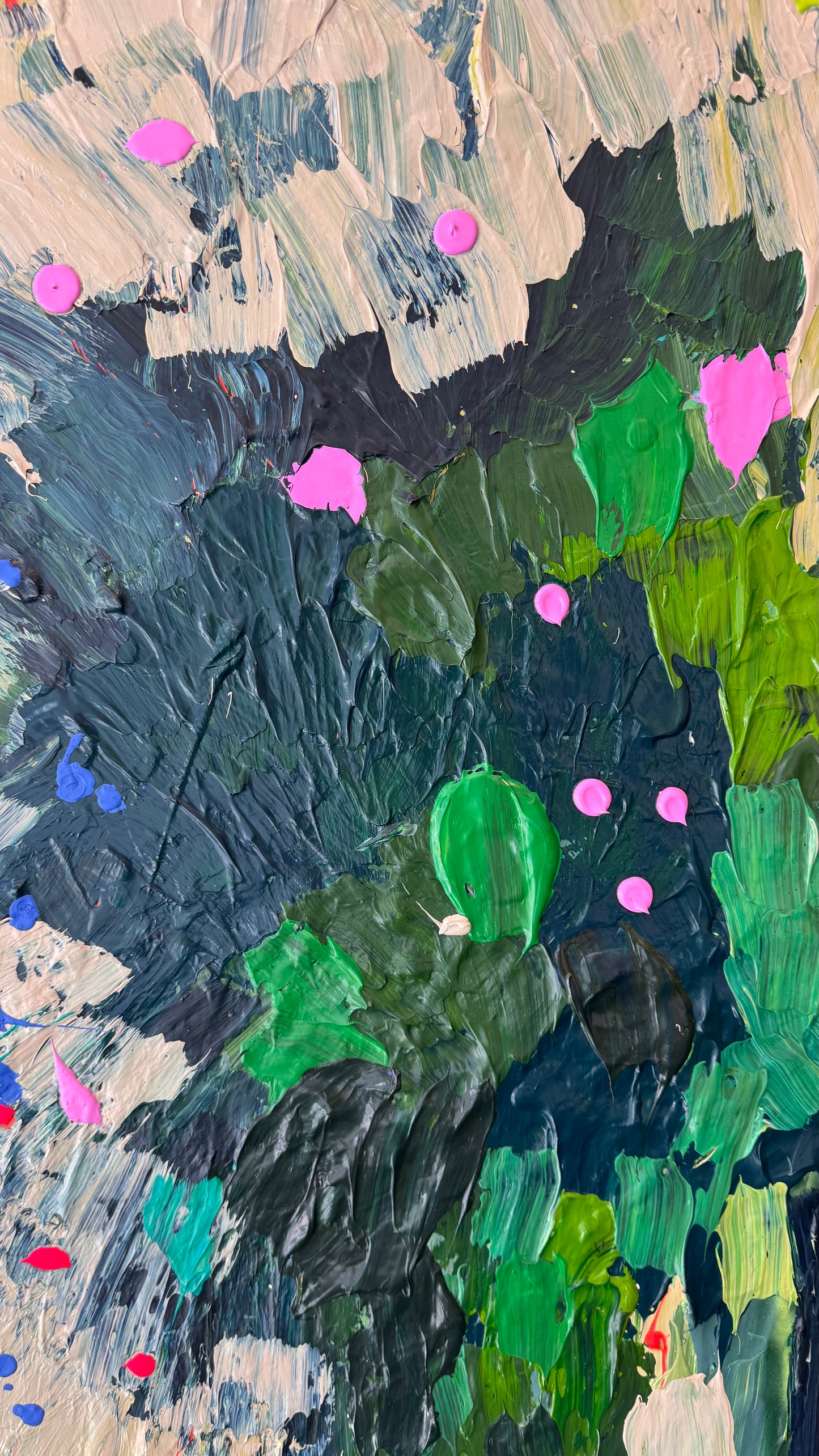 Not just a pretty face 122x122cm