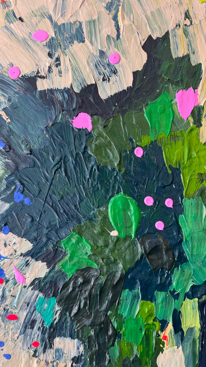 Not just a pretty face 122x122cm
