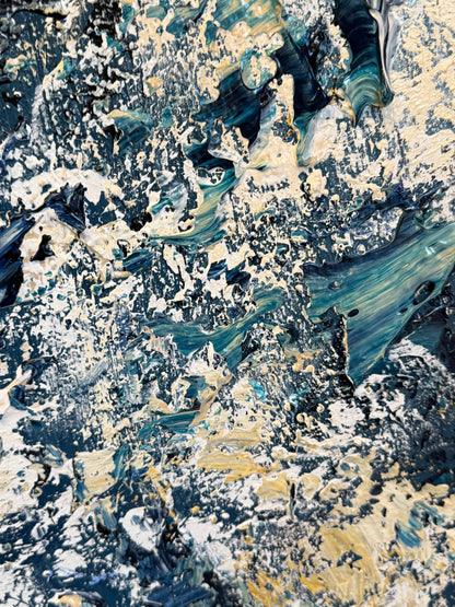 Looking through Bonifacio Waters 150x270cm