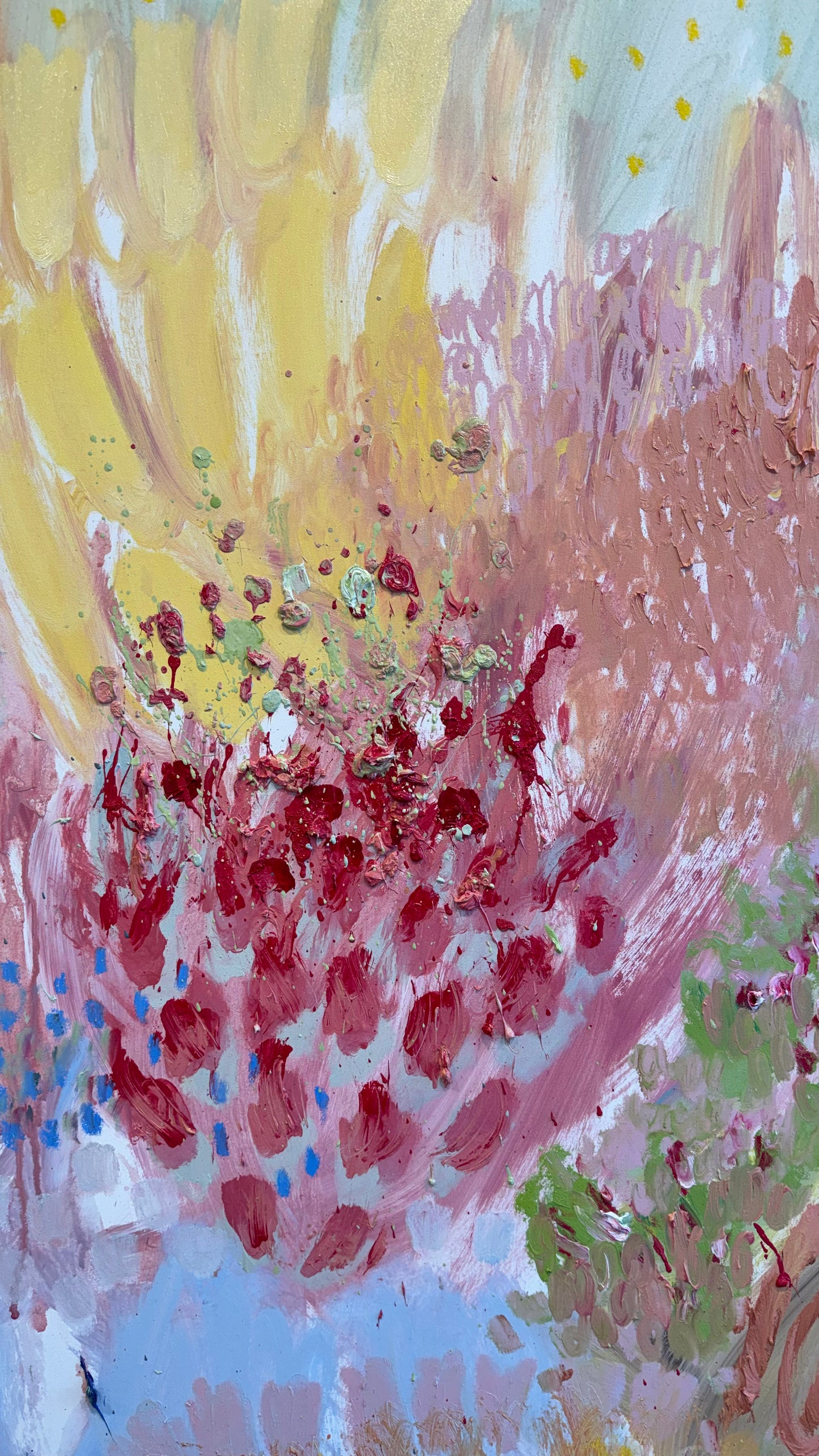 Wild Thoughts, Soft Landing 150x115cm