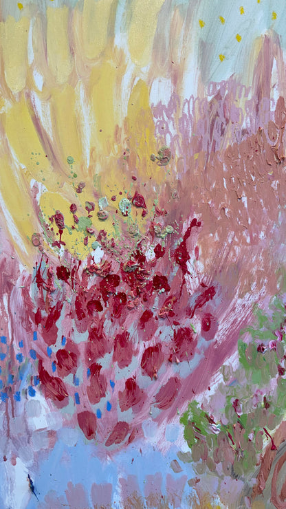 Wild Thoughts, Soft Landing 150x115cm
