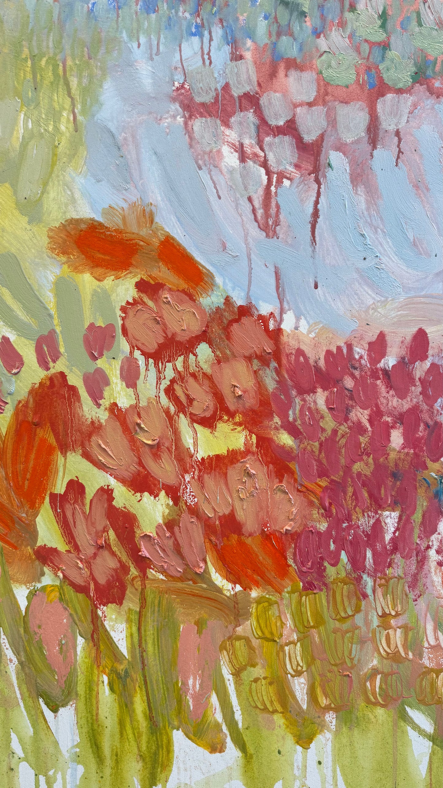 Wild Thoughts, Soft Landing 150x115cm