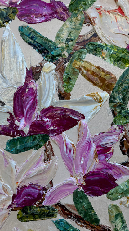 Magnolia Memories 120x150cm