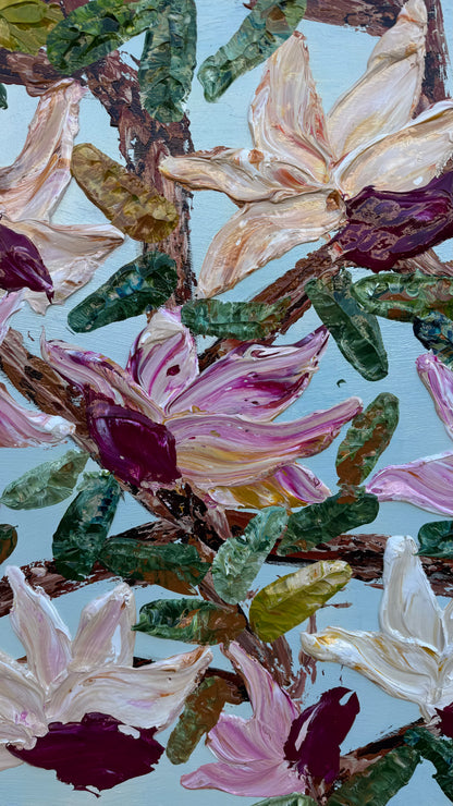 Magnolia Season 120x120cm