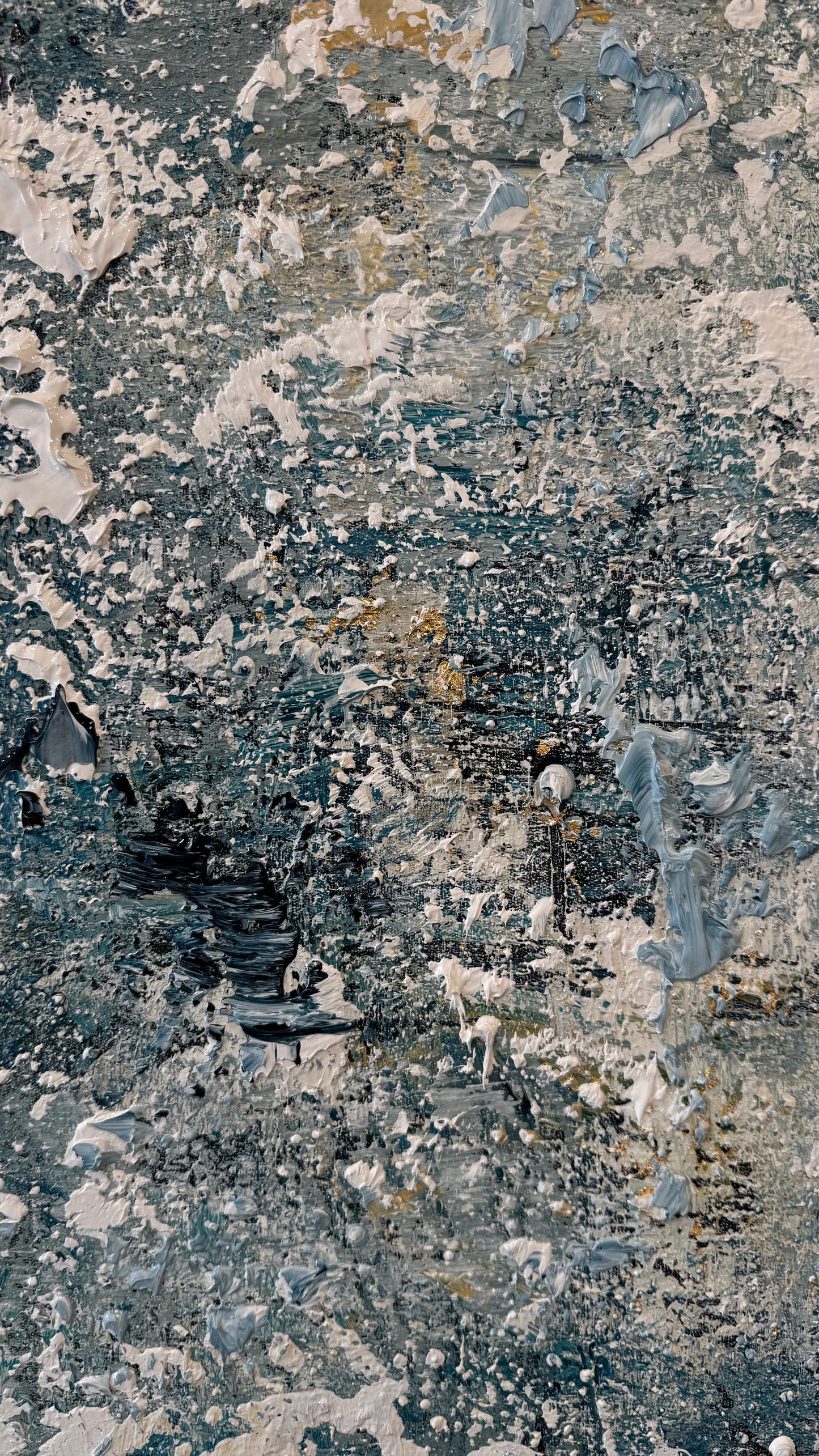 Looking Through Shimmering Water 180x150cm