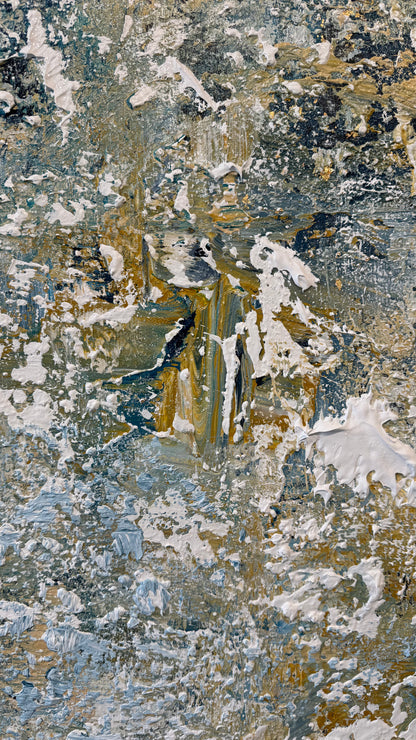 Looking Through Shimmering Water 180x150cm