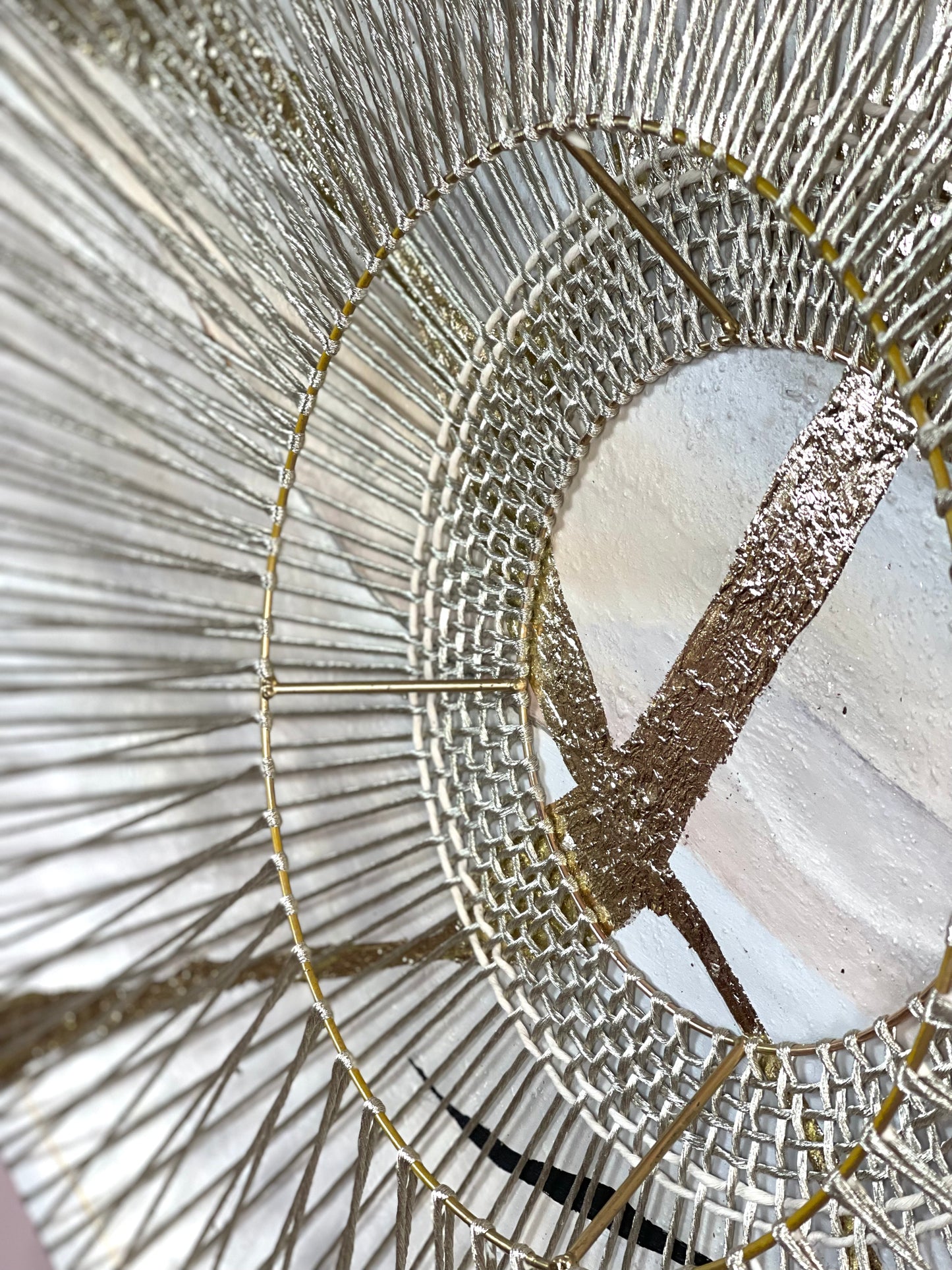 SOLD - Echoes Of Golden Fragments 120cm