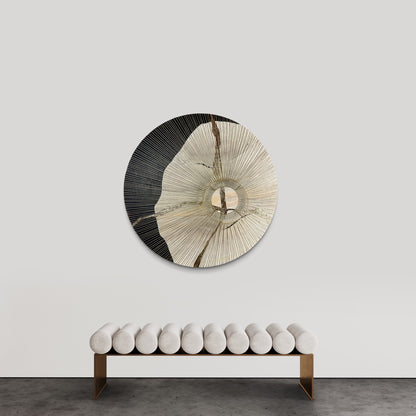 SOLD - Echoes Of Golden Fragments 120cm