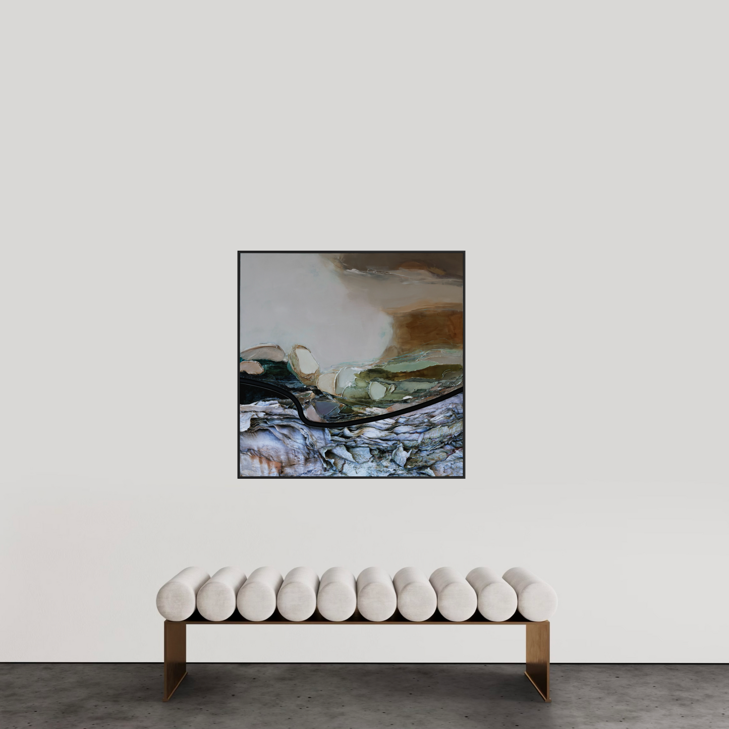 Liminal Exhale 100x100cm
