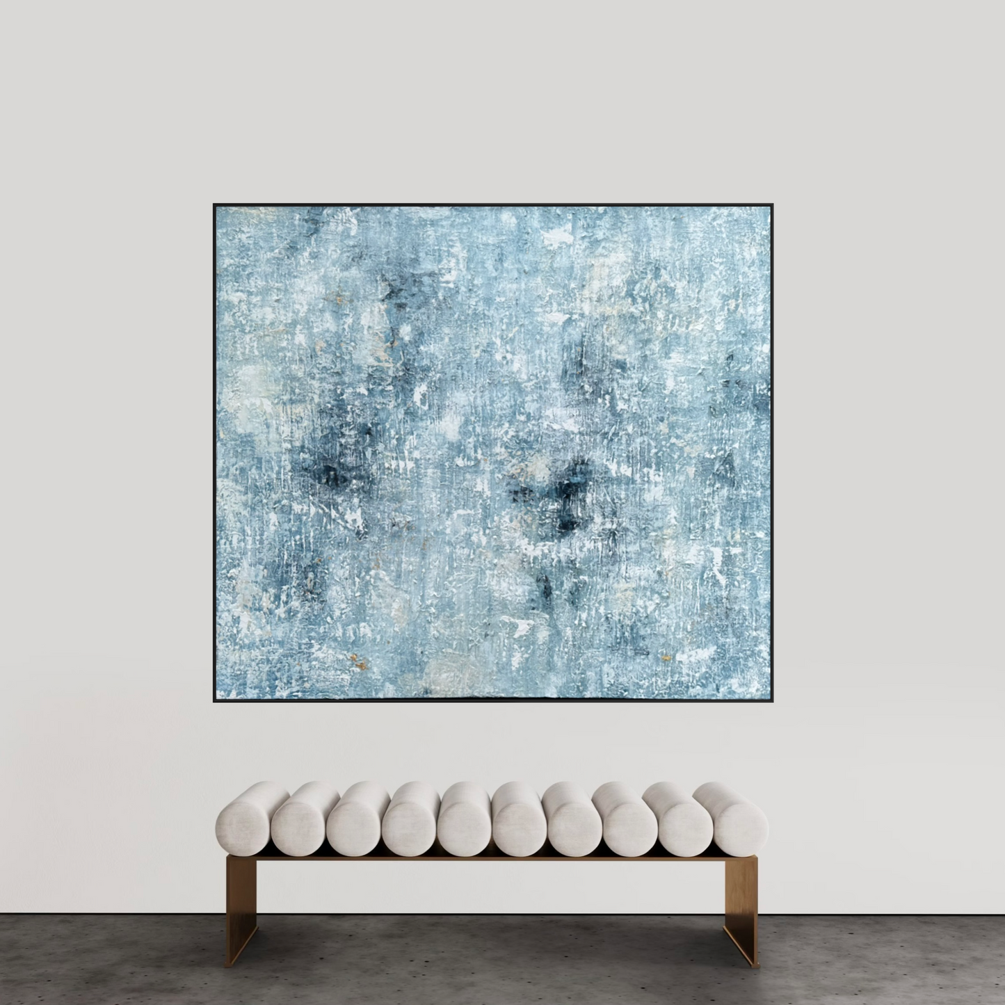 Looking Through Winter Rain 160x180cm