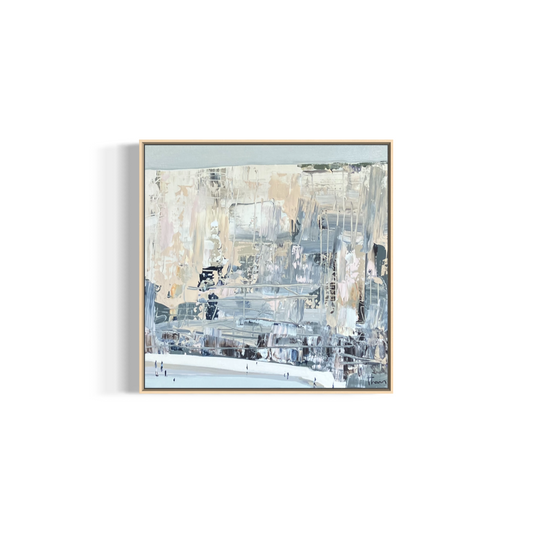 Quiet end of the beach 49x49cm