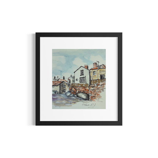 Robin Hood's Bay, Yorkshire, UK 38x34cm