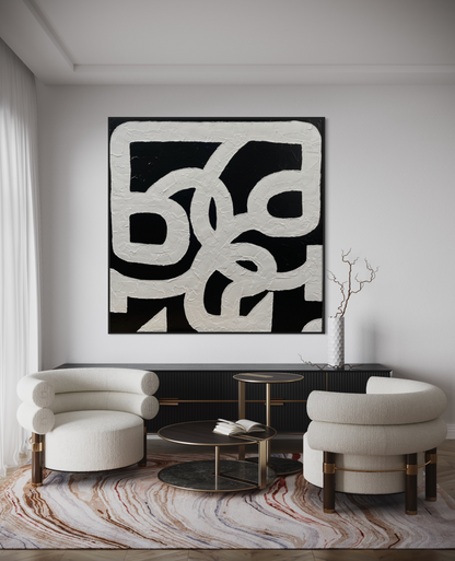 Entwined Linked Forever 180x180cm