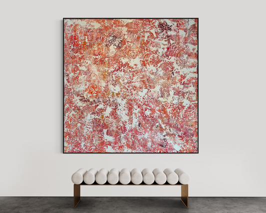 SOLD- Looking Through Sunrise 200x200cm