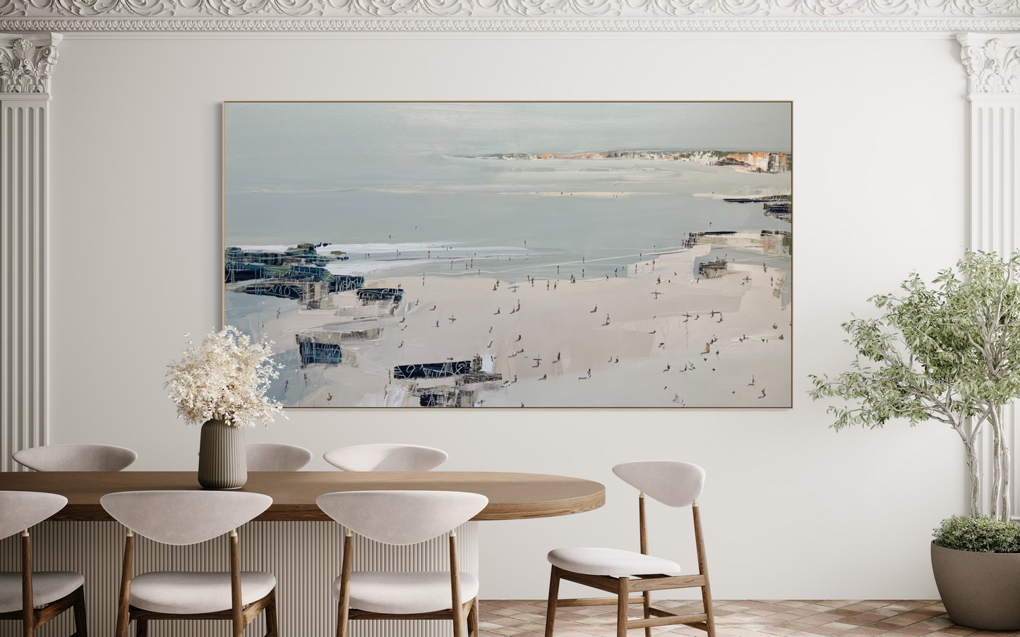 Slow start to the day 144x264cm