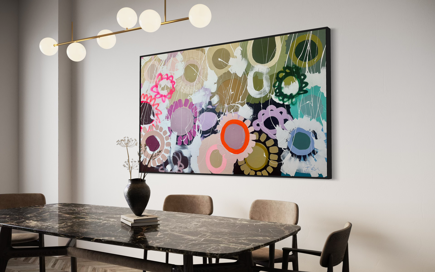 A Garden of Blooms 120x200cm