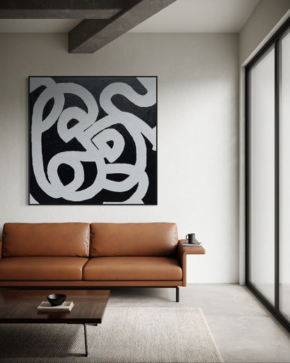 Entwined Souls 150x150cm