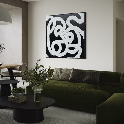Entwined Souls 150x150cm