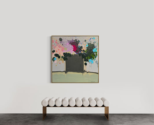 Sunday Market 122x122cm