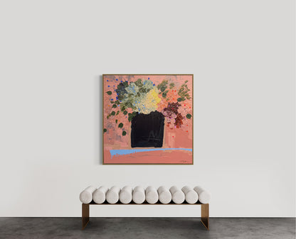 Flower Run 122x122cm