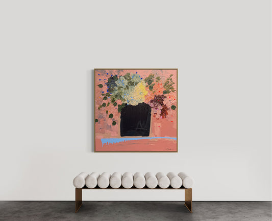 Flower Run 122x122cm