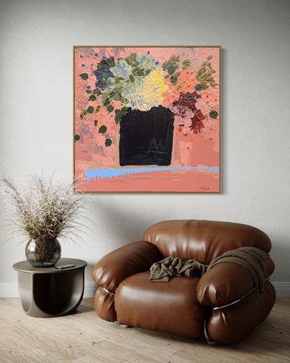 Flower Run 122x122cm