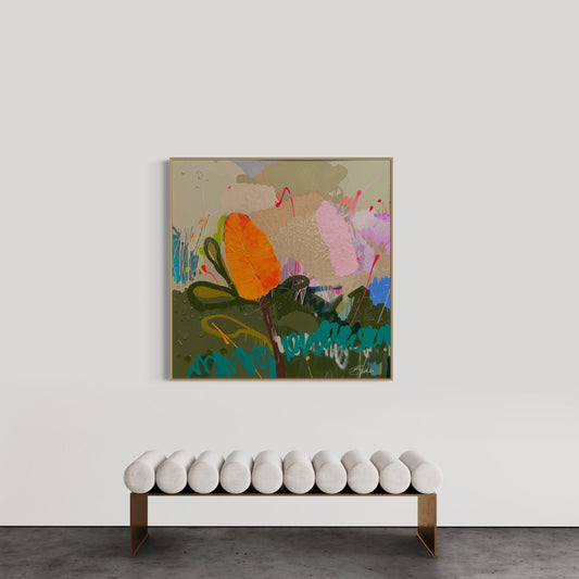 Garden Dreaming 122x122cm