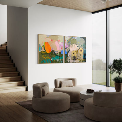 Garden Dreaming 122x122cm