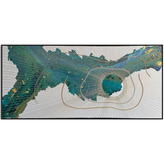 SOLD - Tranquil Cascades 110x260cm