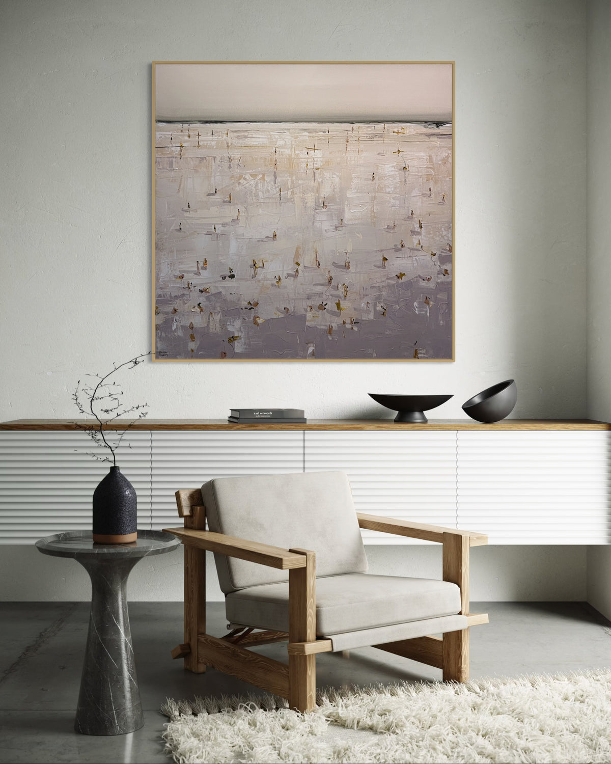 Soaked and Salty 134x134cm – Plume Gallery