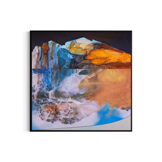 Whispering Riverbed  83x83cm