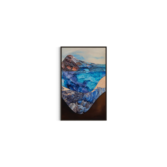 Cerulean Drift 103x63cm