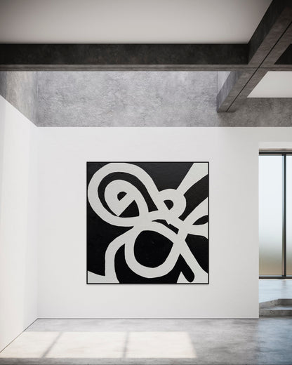 Entwined in Time 180x180cm