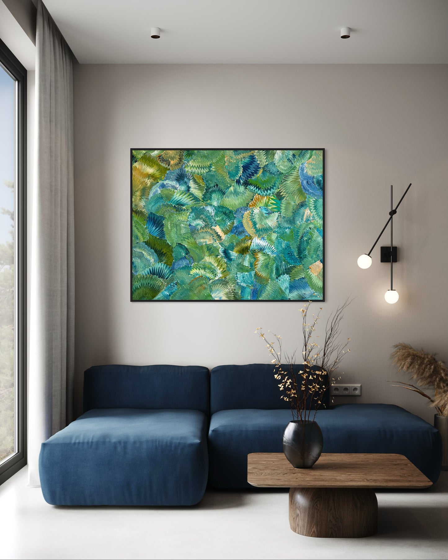 Emerald Passion 110x140cm
