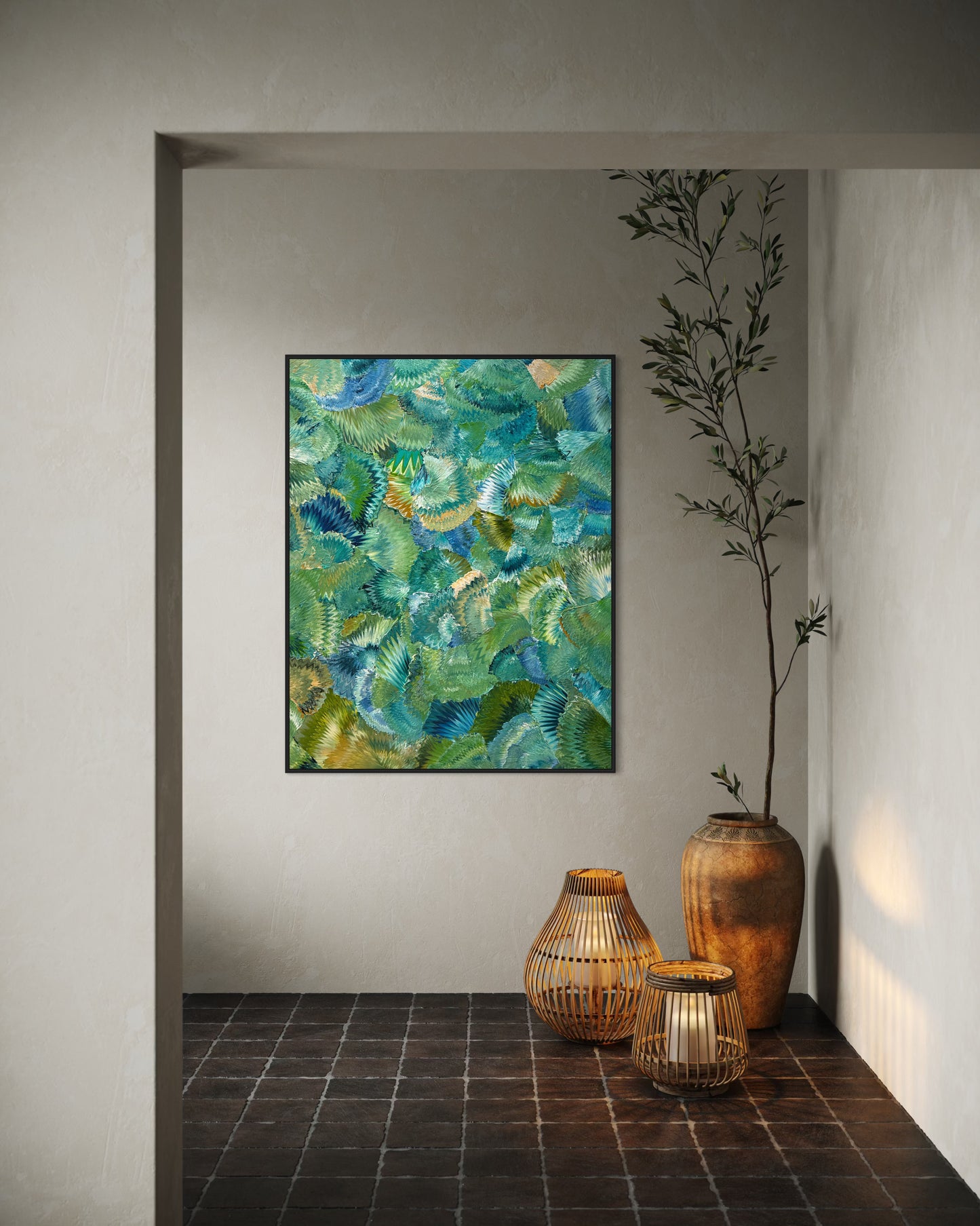 Emerald Passion 110x140cm