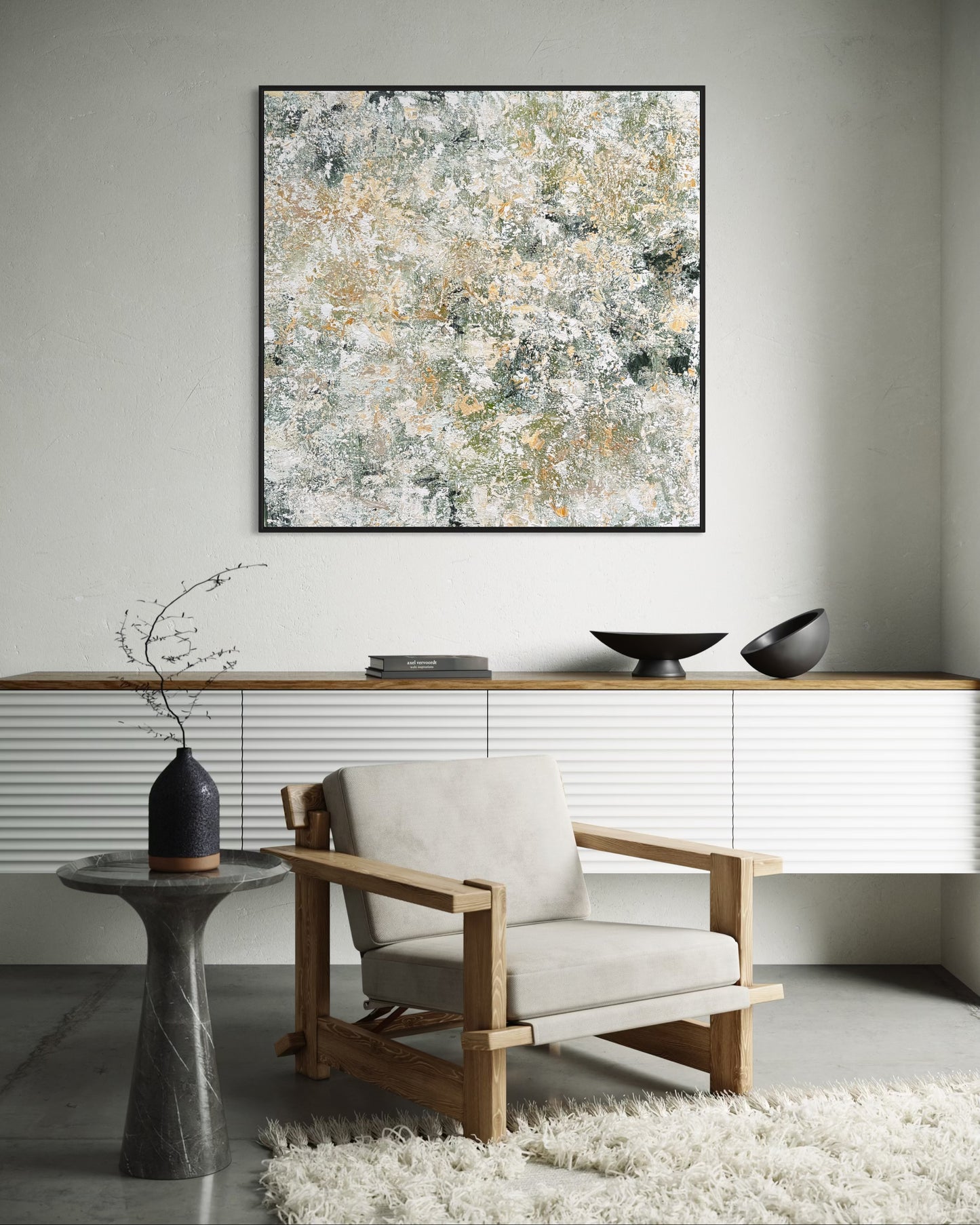 SOLD-Looking Through the Alpines 120x120cm