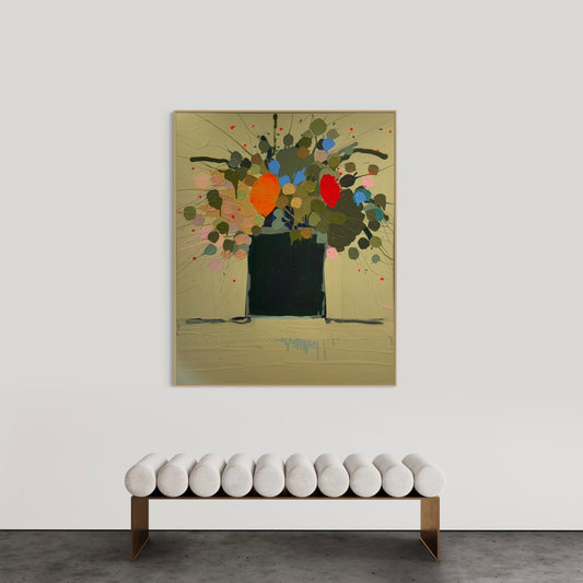 Dancing Flowers 152x122cm