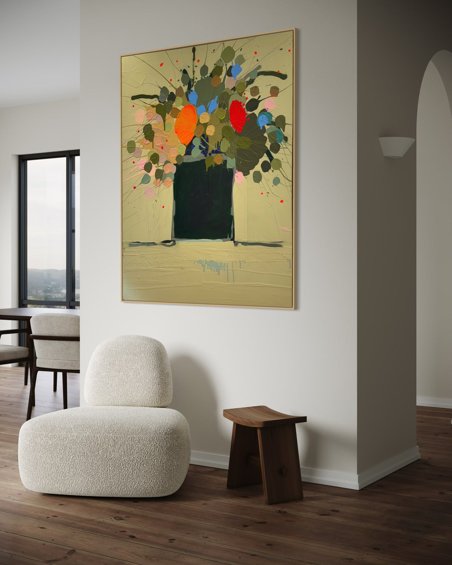 Dancing Flowers 152x122cm