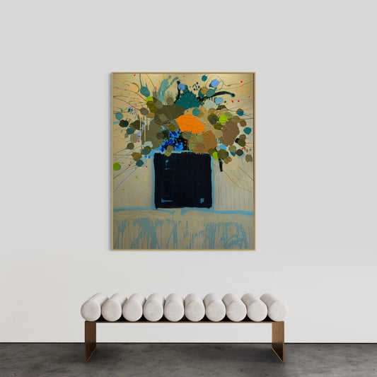 Flowers and Rain 152x122cm