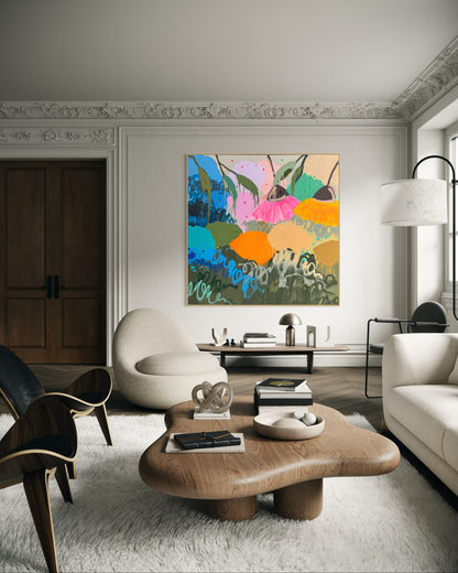 Wild at Heart 173x173cm