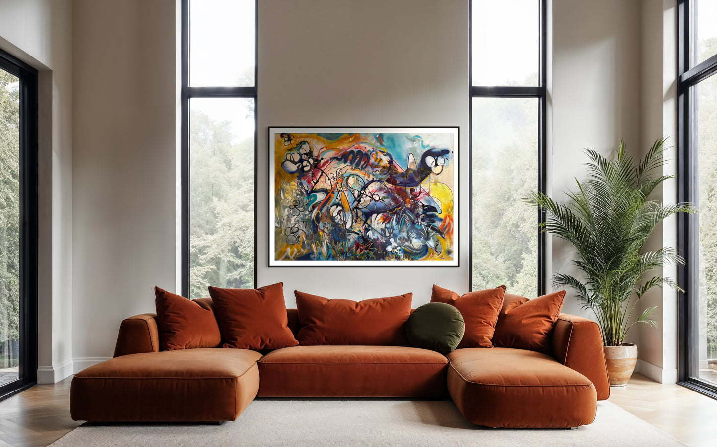 When Autumn Comes to Pass' 153x214cm