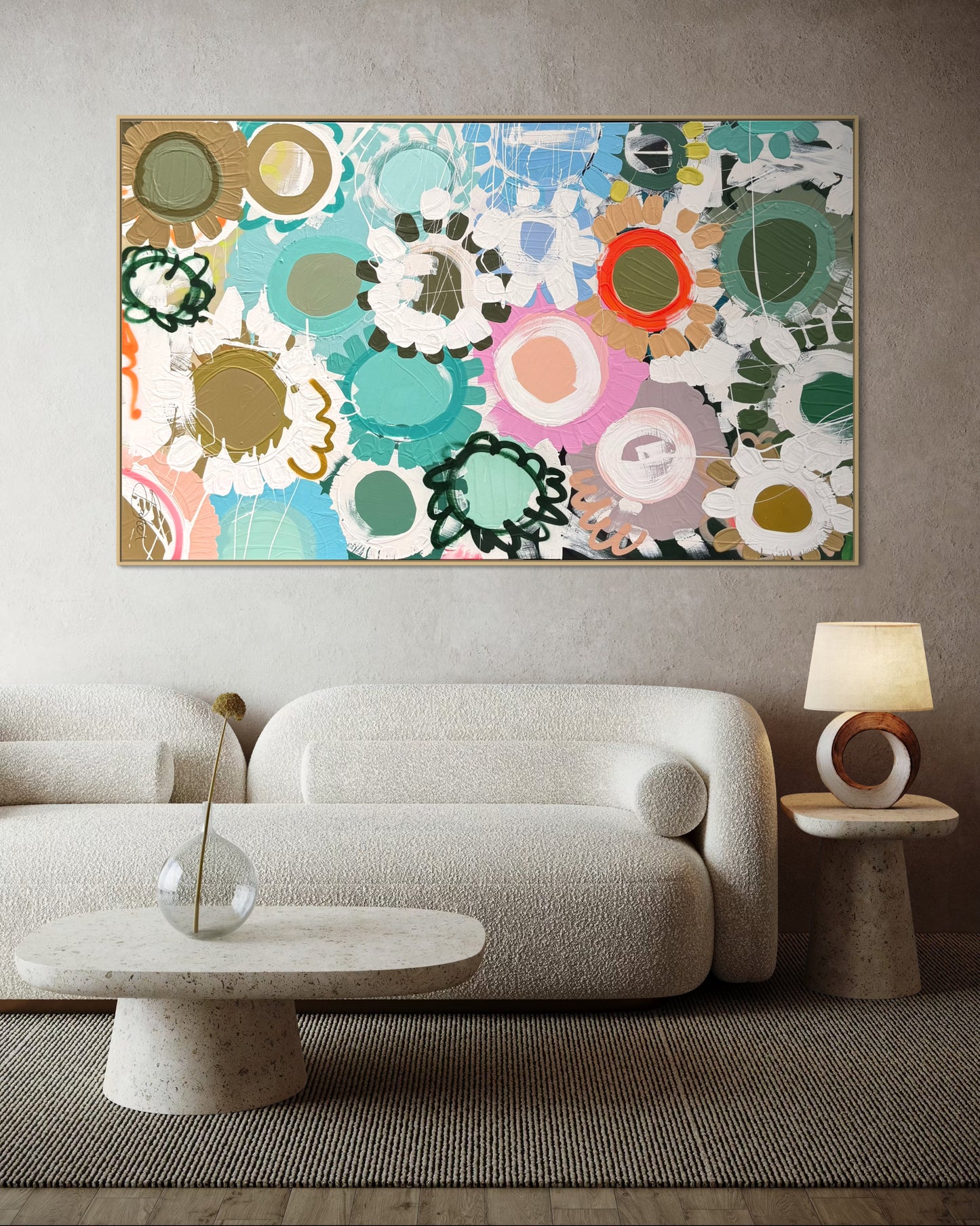 Neon Garden 120x200cm