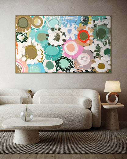 Neon Garden 120x200cm