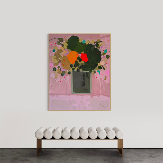 Neon Blooms 152x122cm