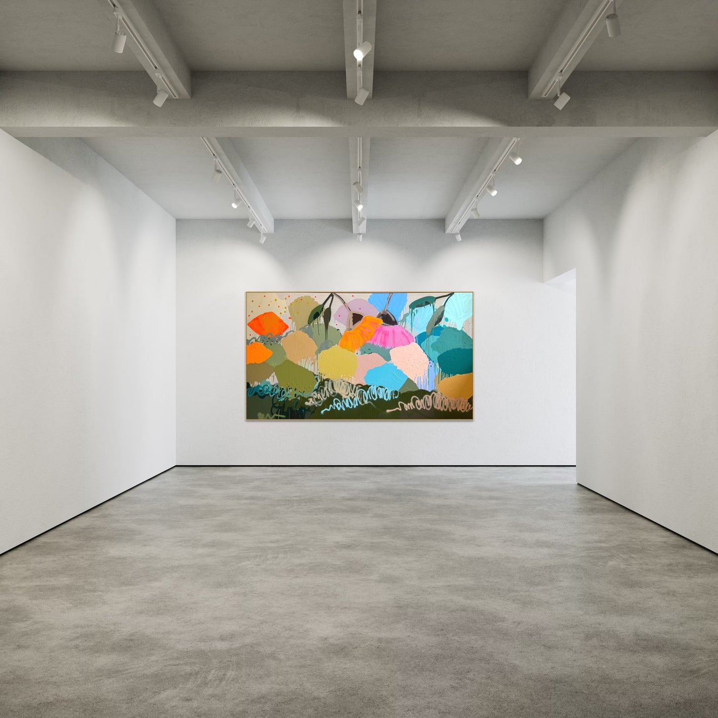 On the Land 153x273cm