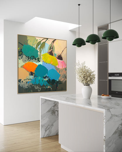 A Summer Night 163x163cm