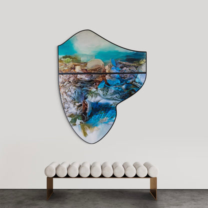 Where my mind dances and my heart rests 180x140cm