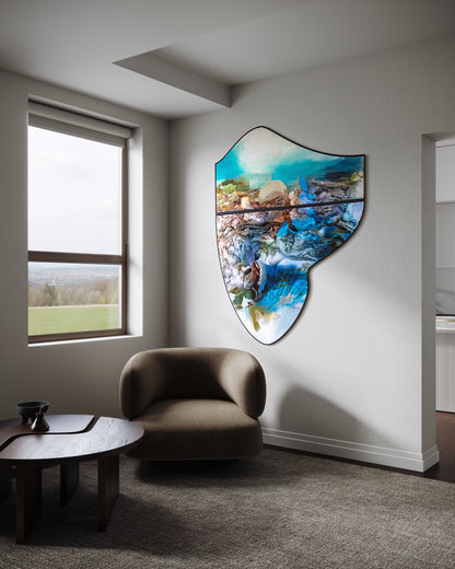 Where my mind dances and my heart rests 180x140cm