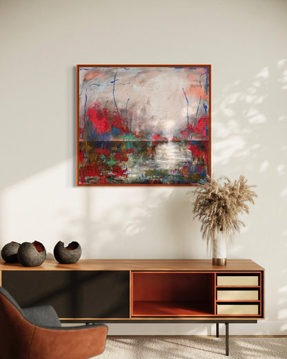 'Sometimes ya dream and the dreams come true' 92x102cm