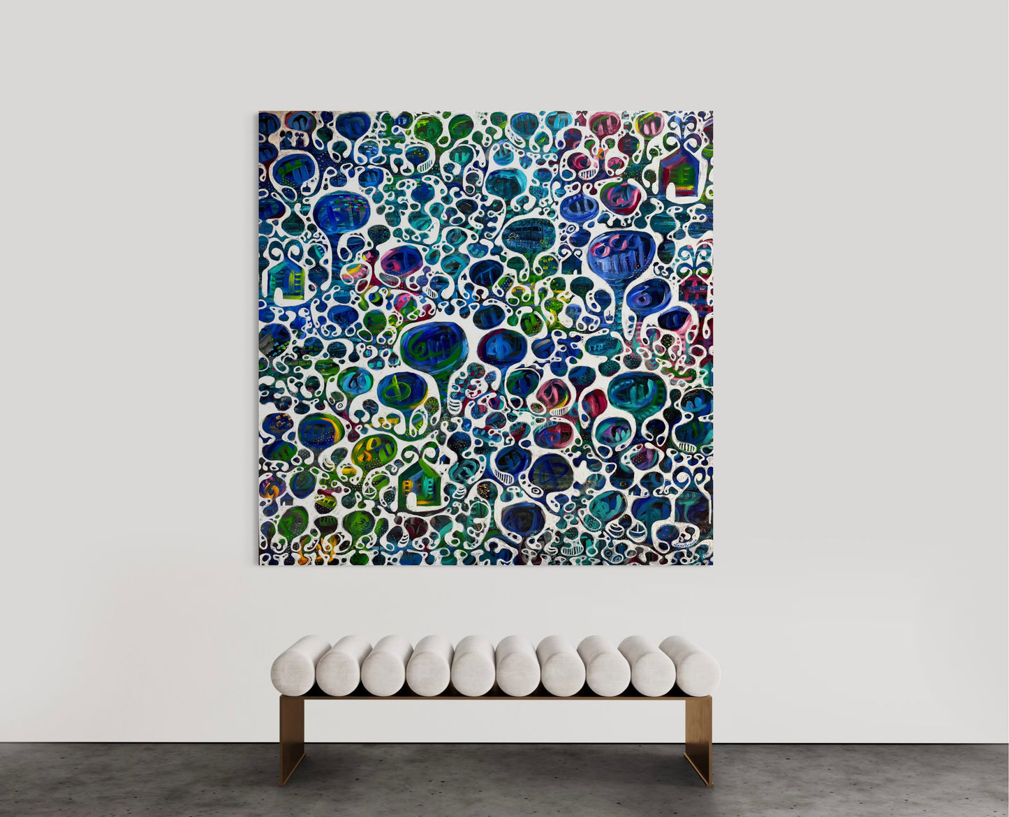 Seaside Retreat 182cm x 182cm